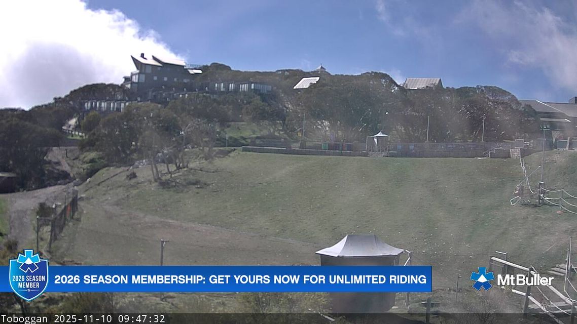 Toboggan Run Snow Cam, Mt Buller