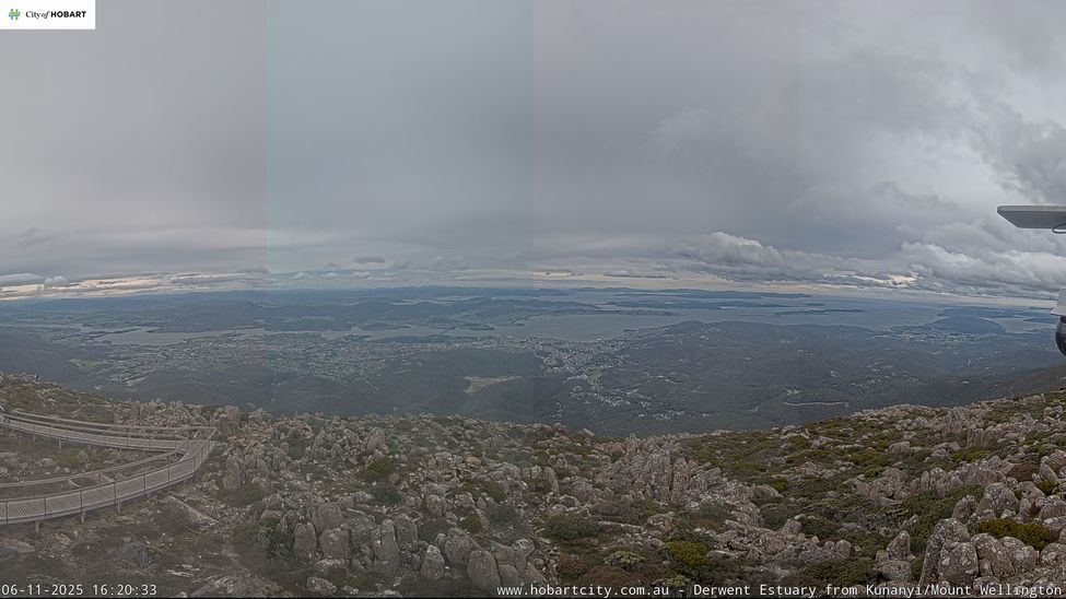 Mt Wellington Snow Cam, Tasmania